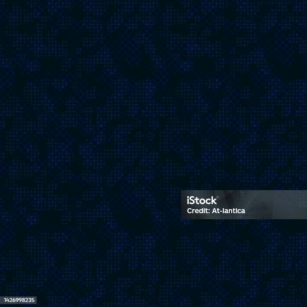 Repeating Abstract Blue Pattern Abstract Pattern With Lines And Squares A Repeating Pattern In Dark ...