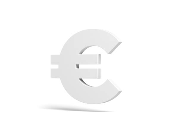 istock Euro symbol isolated on white background. 1427003082