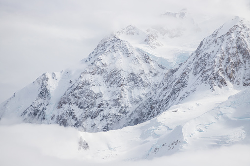 If you look closely at the bottom middle, you can see the base camp for climbers attempting to summit Denali.