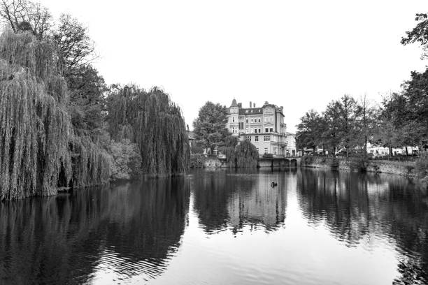 istock detmold castle with canal and water reflection 1427032312