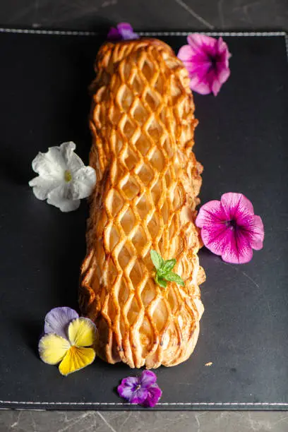 Apple strudel is a traditional Viennese strudel, a popular pastry in Austria, Bavaria, the Czech Republic, Northern Italy, Slovenia, and other countries in Europe that once belonged to the Austro-Hungarian Empire.