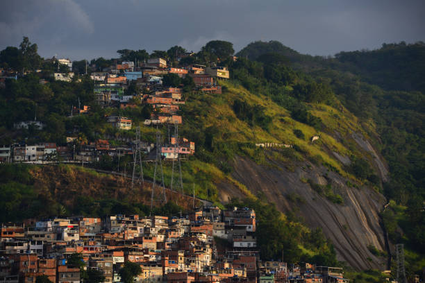 istock Late afternoon on precariously located favelas in Rio de Janeiro 1427038324