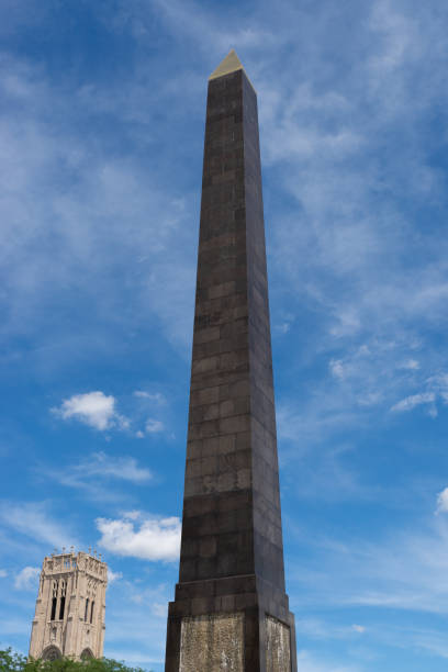 재향 군인 기념 분수. - veterans memorial plaza 뉴스 사진 이미지