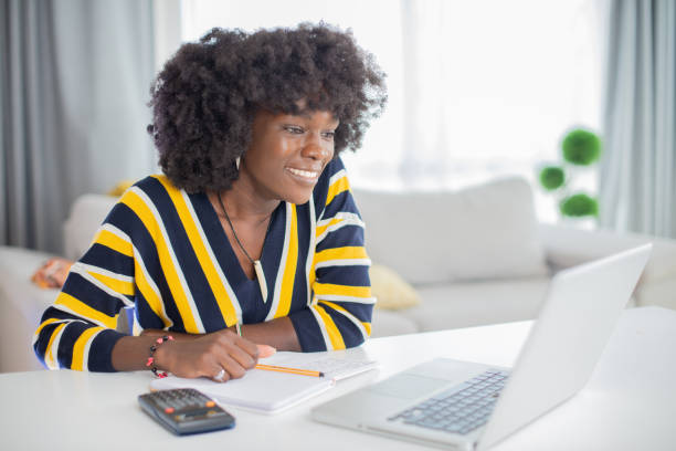 istock Young woman working from home 1427040965