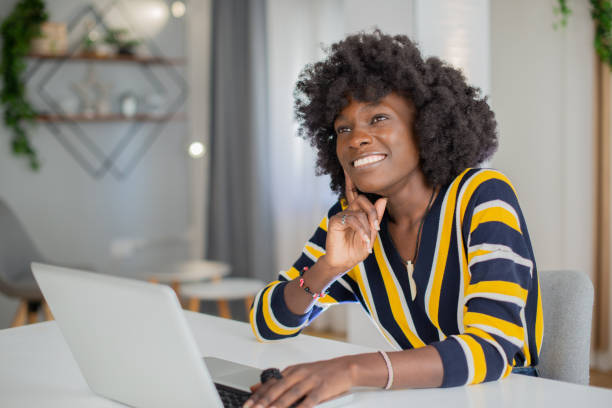 istock Young woman working from home 1427041077