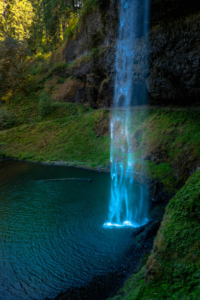 South Falls waterfall in the Silver Falls State Park near Salem, Marion County, Oregon