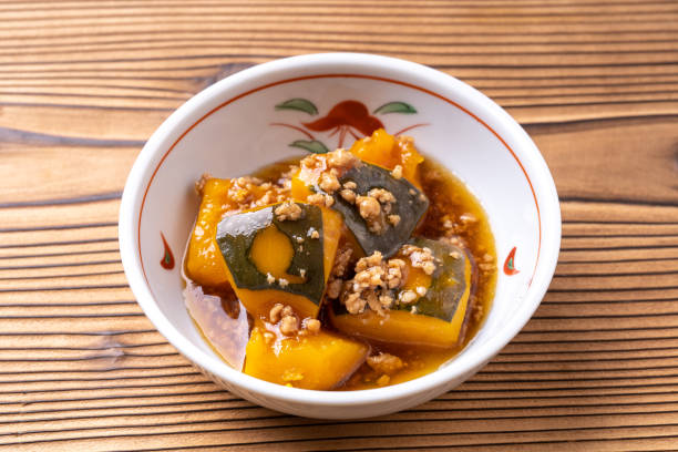 istock Simmered pumpkin with minced meat 1427081055