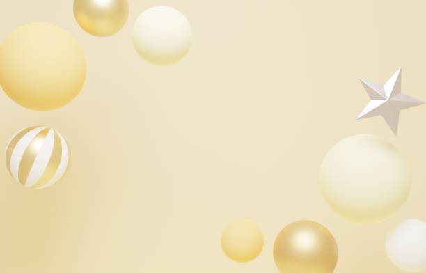 istock 3d image of cute ornaments in pastel colors 1427091611
