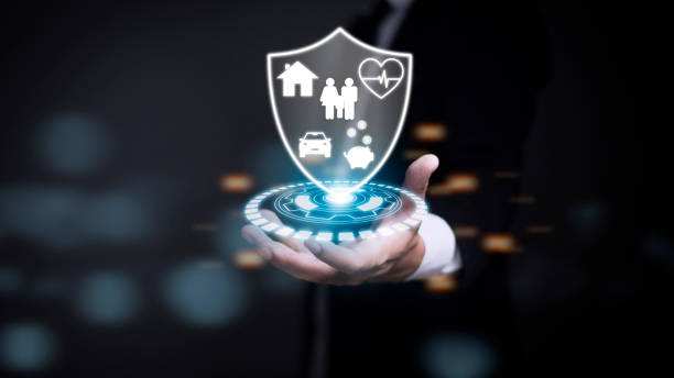 istock insurance in the shield protect, Life insurance concept 1427092672