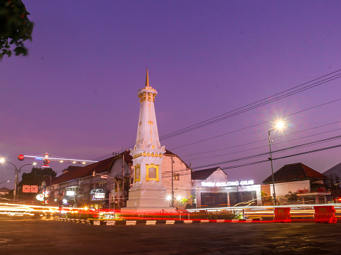 Yogyakarta, Indonesia - September 20, 2022: This monument is one of the tourist objects of Yogya, and is often known as the \