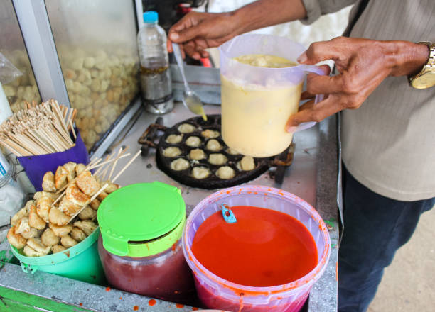 istock cooking egg snacks, Indonesian street food 1427106434