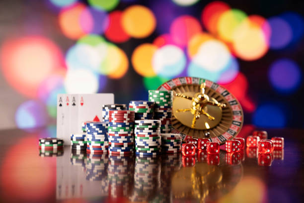 istock Casino theme.  Gambling games. 1427109094