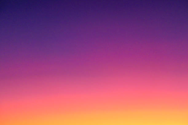 Magical sunset over the valley