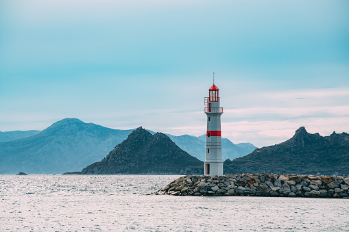 Lighthouse in the Aegean Sea