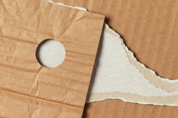 istock Brown cardboard paper background. 1427136056