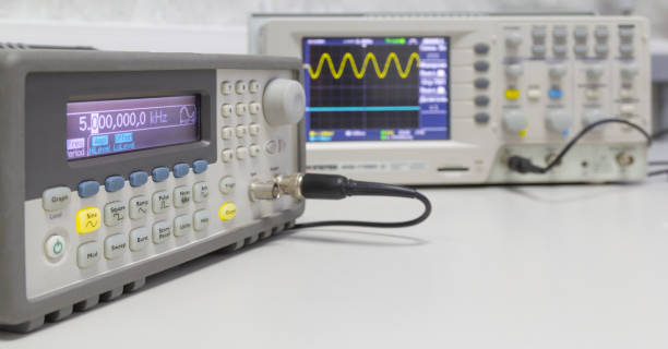 istock Power supplies and electronic measuring devices in the laboratory 1427136782