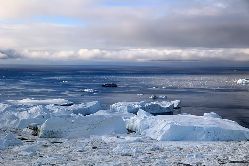 Ilulissat, Greenland, Denmark: - The Ilulissat Icefjord is a Greenlandic fjord in Disko Bay in Ilulissat District in Avannaata Communia.