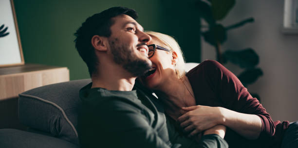 istock Loving Couple Enjoying Spending Time Together At Home 1427145599