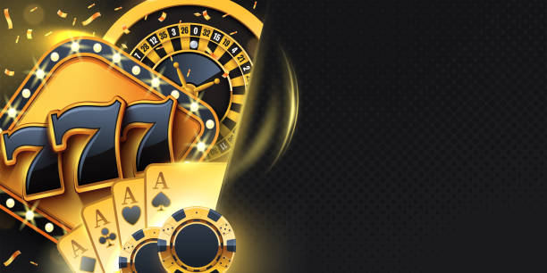 istock Golden Vegas Casino games background No 3 1427171824