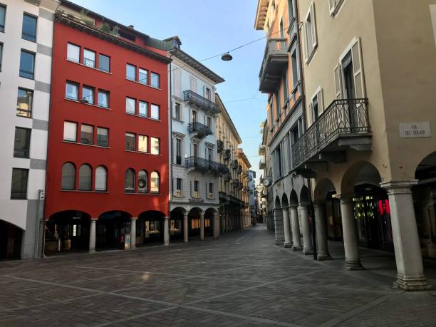 istock Swiss - Ticino - Lugano town 1427194573