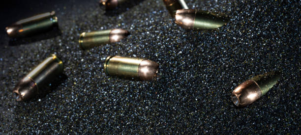 istock Freshly made ammunition in polishing media 1427209537
