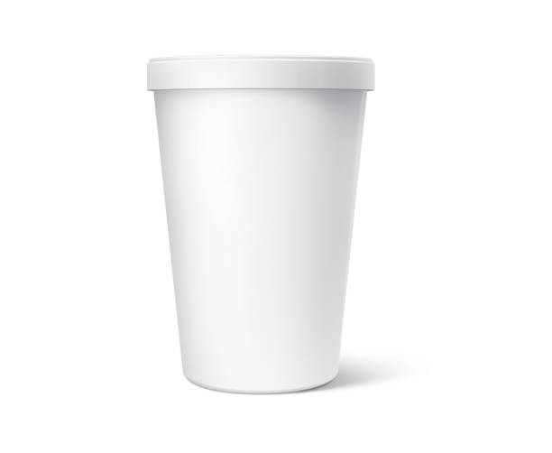istock White paper cup, isolated on white background, 3d illustration, 3d rendering, realism, photo realistic 1427216696