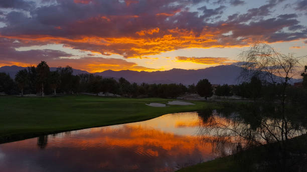 istock Sundown Over Golf Course at Shadow Ridge, Palm Desert 1427221567