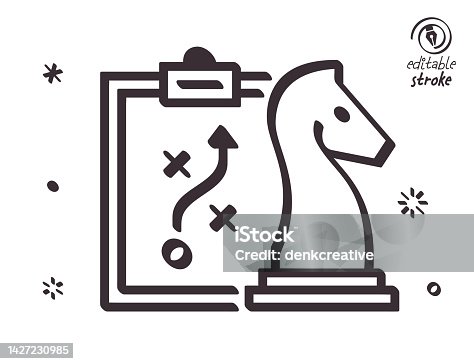 istock Playful Line Illustration for Consultant Resolve 1427230985