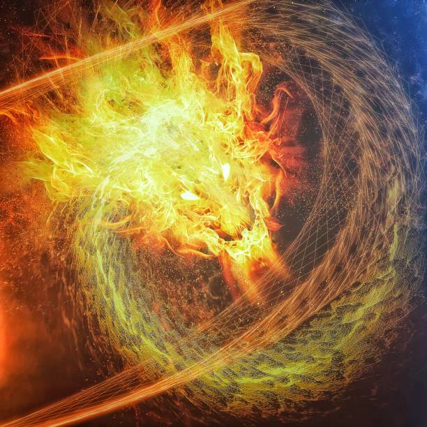 istock 3d illustration of fire dragon 1427235699