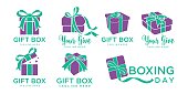 istock Icon of gift box  design vector 1427240525