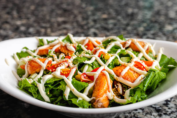 istock Salmon Salad Bowl High Resolution Stock Photo 1427251641