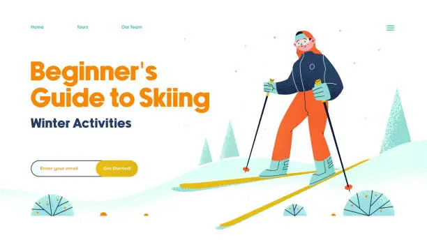 Vector illustration of Winter Activities