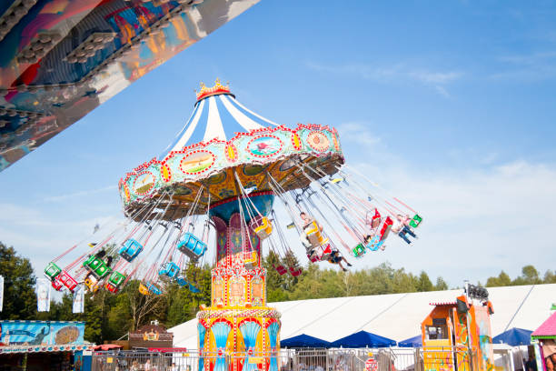 istock Chain swing ride at an Beer Fest 1427252795