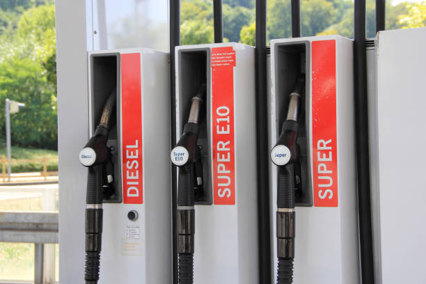 istock Gas pump at the gas station 1427259497