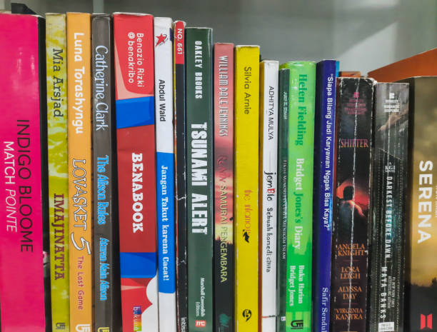 istock Neat Row Colorful reading books 1427259511