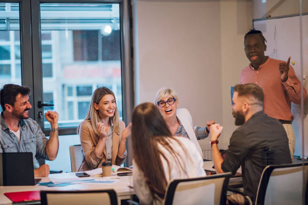 istock Multiracial business team having a meeting in the office 1427266406