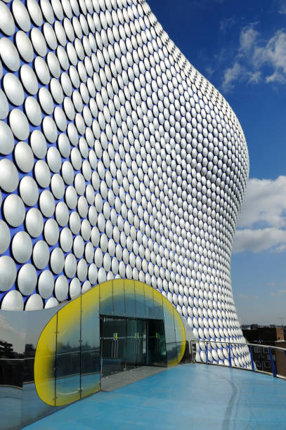 Birmingham, UK: June 29, 2018: Selfridges is one of Birmingham city's most distinctive and iconic landmarks. It is part of the Bullring Shopping Centre.