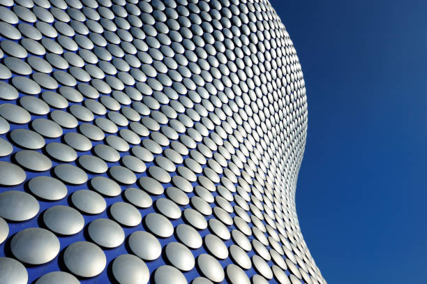 Birmingham, UK: June 29, 2018: Selfridges is one of Birmingham city's most distinctive and iconic landmarks. It is part of the Bullring Shopping Centre.