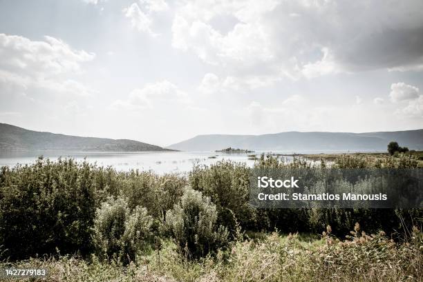 Lake Vegoritida In Florina Macedonia Greece Stock Photo - Download Image Now - Adventure, Autumn, Beauty