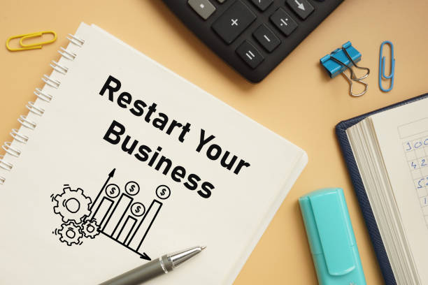 istock Restart your business is shown using the text 1427281889