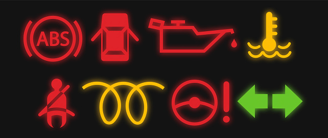 Set of auto car sign. Vector illustration. Eps 10.