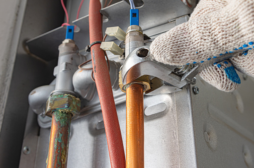 Repair of leaking copper pipe joints. Preparing your home heating system for the cold winter season.
