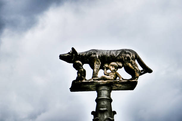 istock Statue or sculpture in Siena, Italy 1427286405