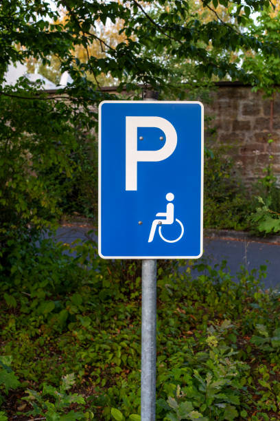 istock a street sign for handicap parking 1427287499