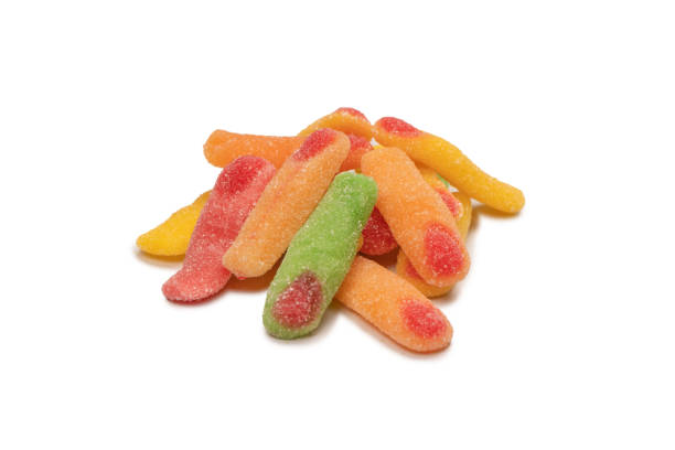 istock Jelly candys isolated on  white background. 1427289502