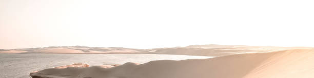 istock Banner of Qatar desert at sunset time 1427295973