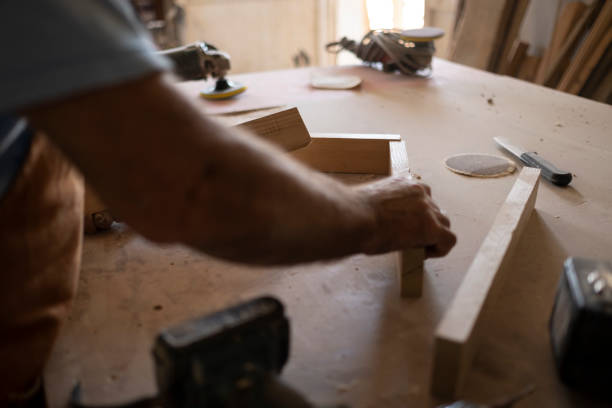 istock Senior male carpenter working 1427301519