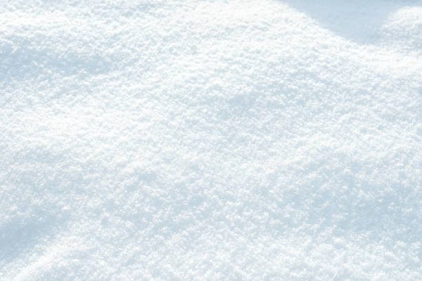 푸른 색조의 푹신한 순수한 눈의 아름다운 자연 배경. - snowcapped 뉴스 사진 이미지