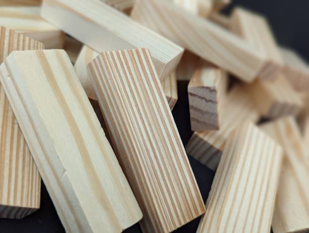 istock Falling wood block game loss 1427318275