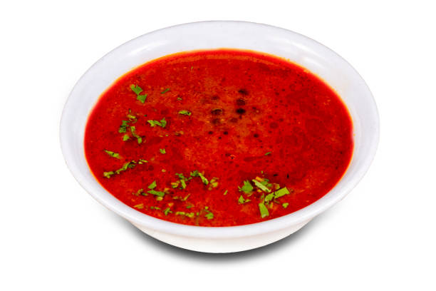 istock usal Served in a plate over white background. Selective focus. 1427322629